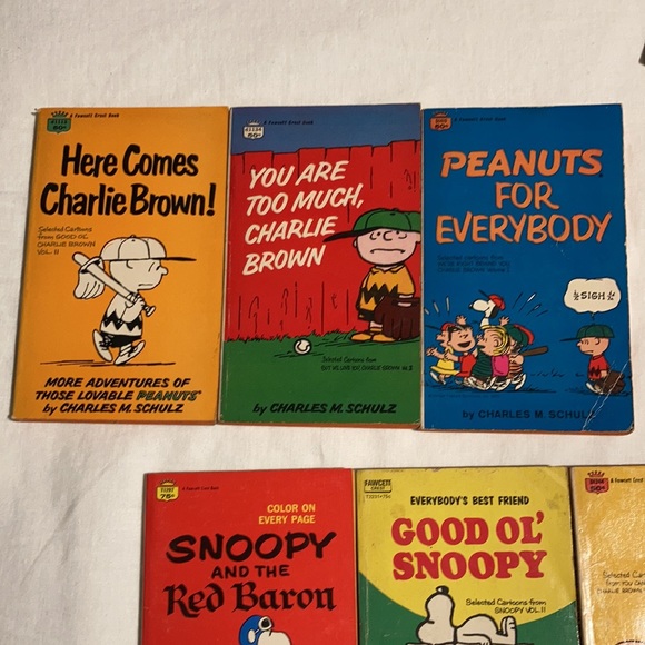 Charles M Schulz peanuts snoopy collectible softcover books - Picture 12 of 17